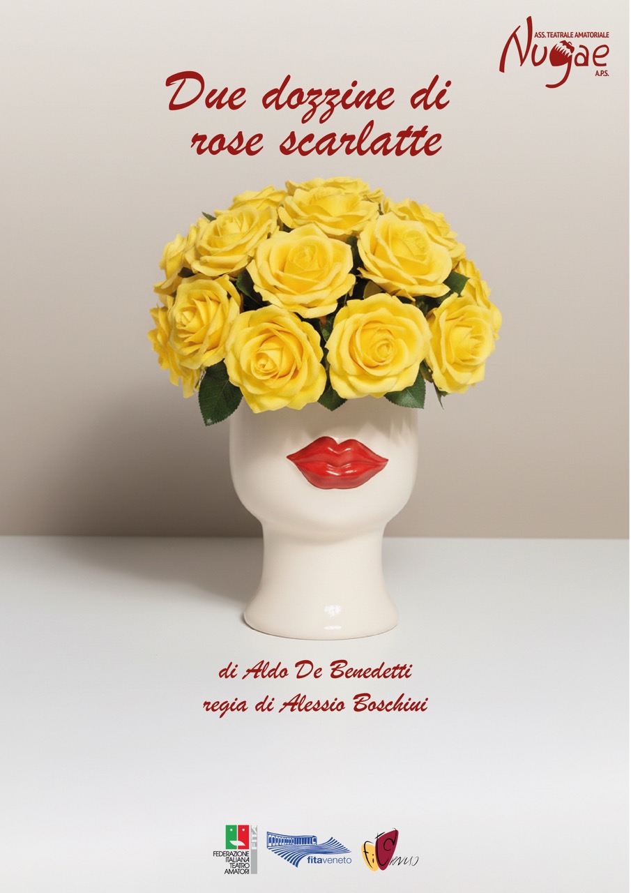 DUE DOZZINE DI ROSE SCARLATTE