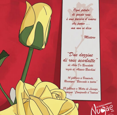 DUE DOZZINE DI ROSE SCARLATTE IN SCENA A FEBBRAIO!!