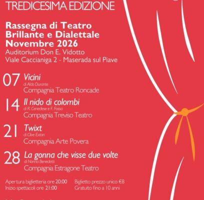 MASERADA DUL PALCO 13, NOVEMBRE 2026
